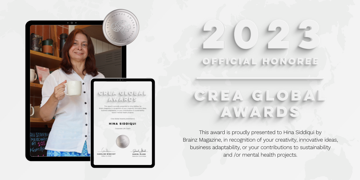 Hina Siddiqui - CRREA Global Award Brainz
