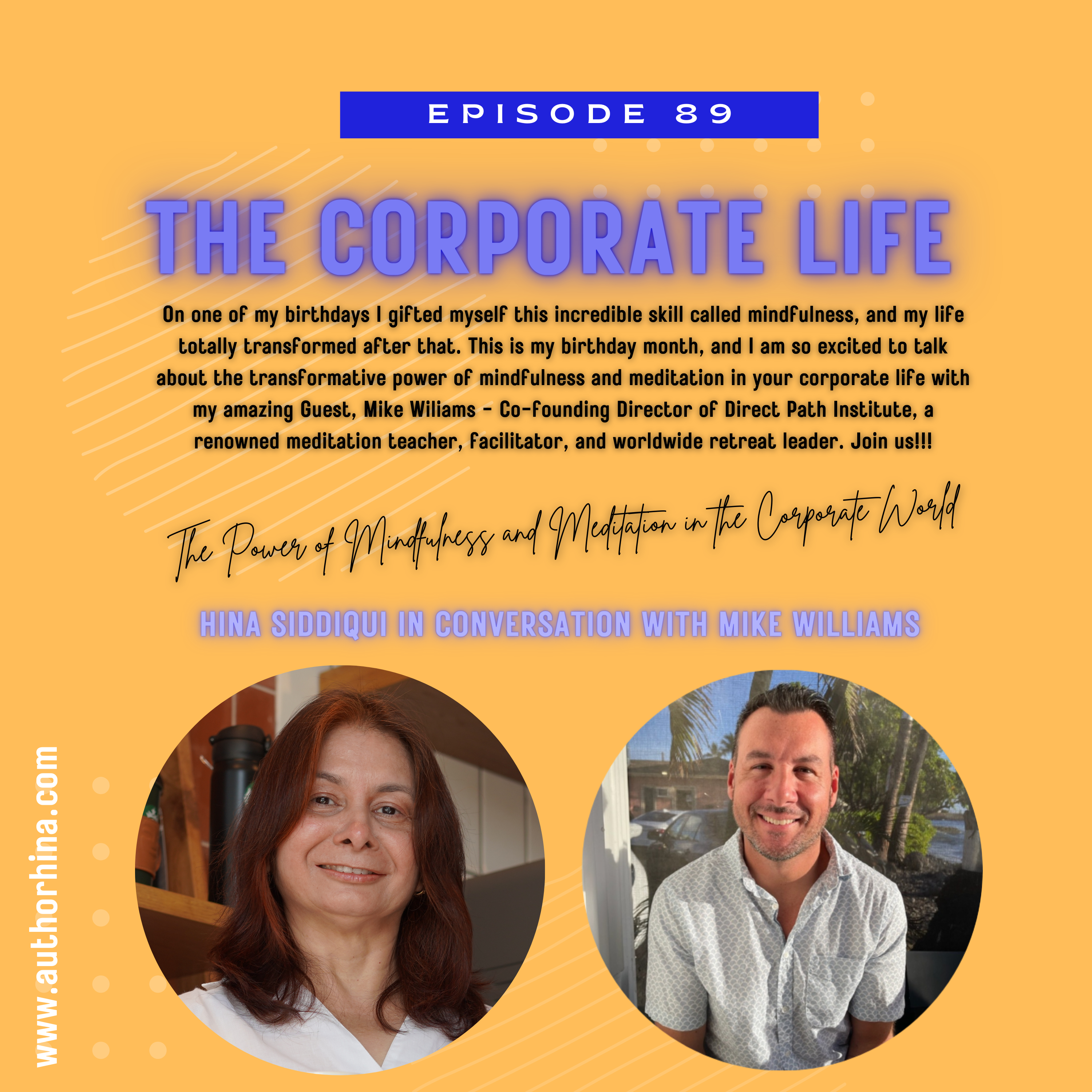 The Power of Mindfulness and Meditation in the Corporate World with Mike Williams